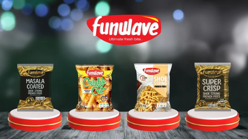 Indian frozen French fries exporter to the world - Funwave Foods