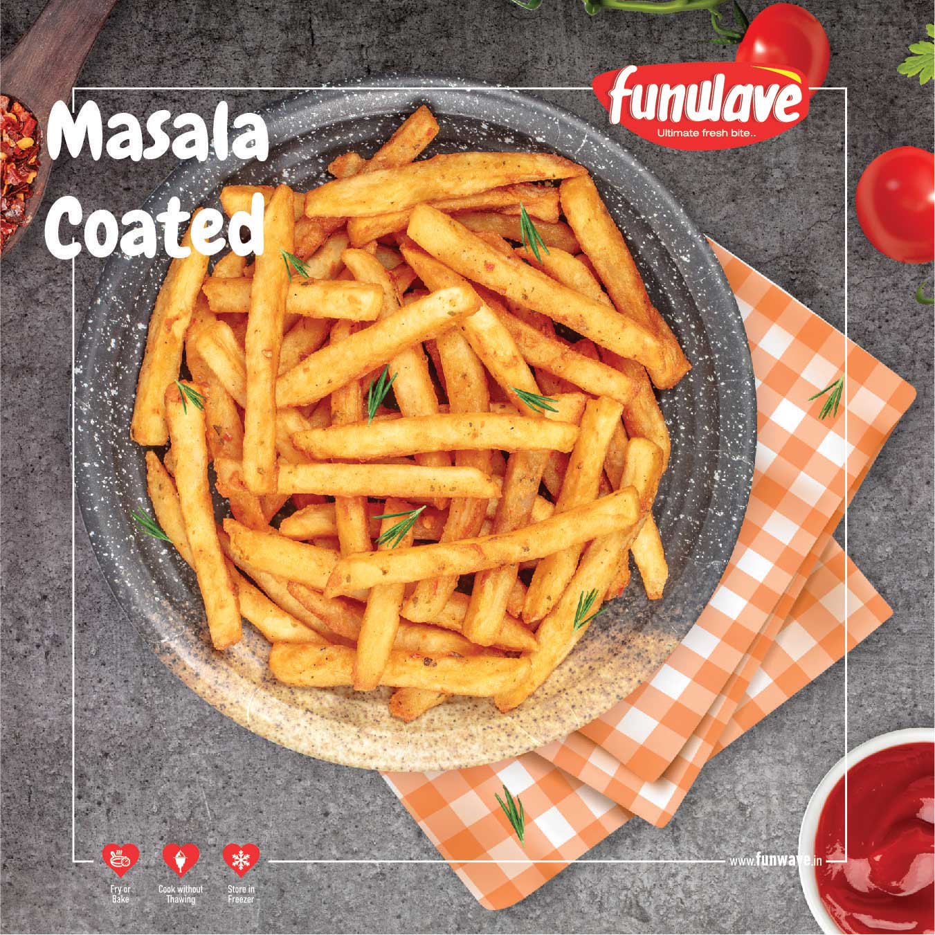 Frozen French fries retail supplier India