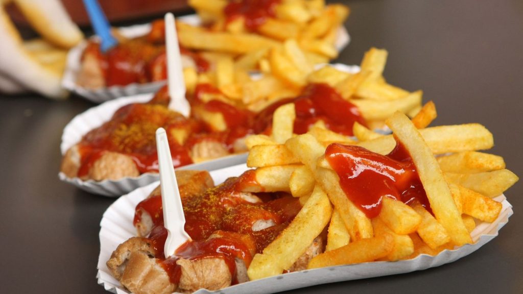 Currywurst Pommes (Germany)